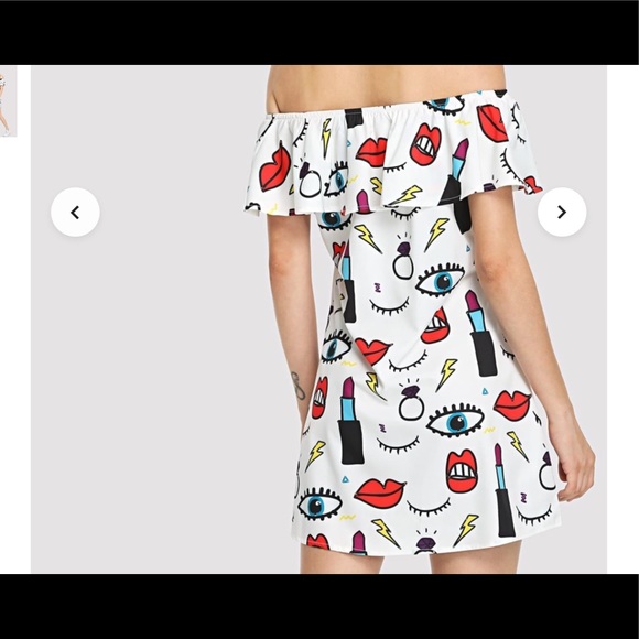 BNWOT Graffiti Dress - Picture 6 of 7